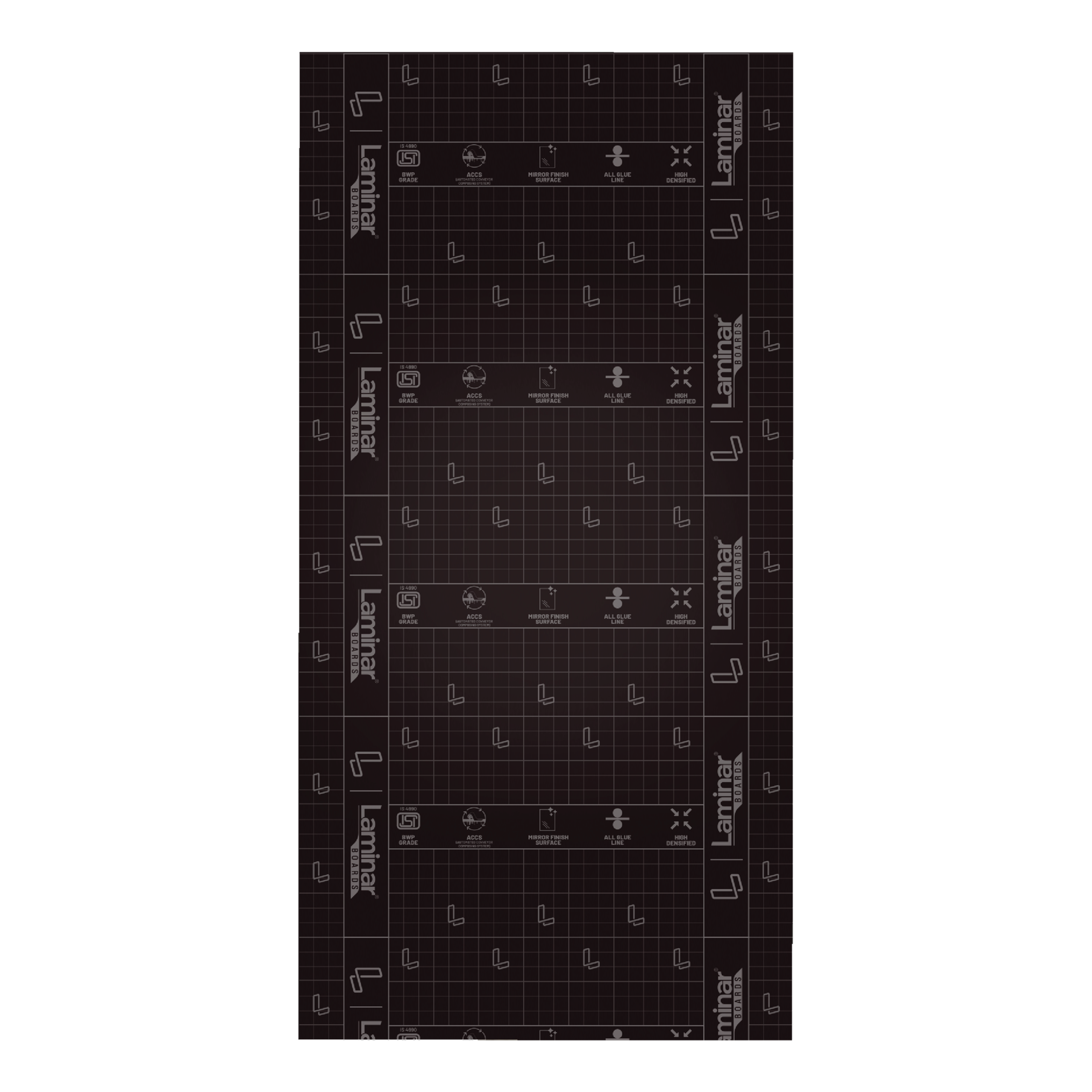 Calibrated film faced formwork ply 1